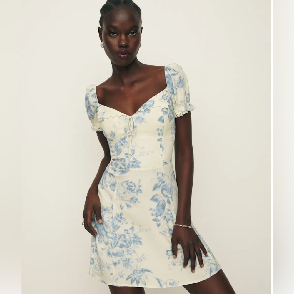 Reformation Suzette Dress Courtier - Size 10